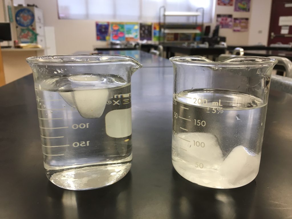 5th grade density experiments