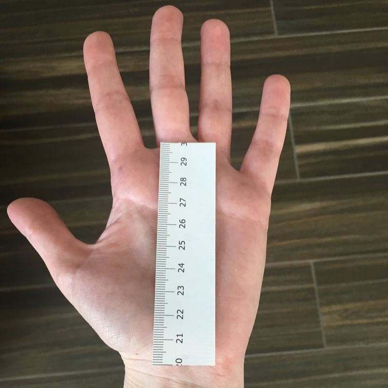 Metric system teaching hack with ikea rulers