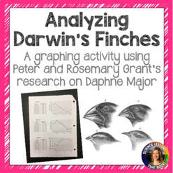 Analyzing darwin's finches graphing activity from Science Lessons That Rock