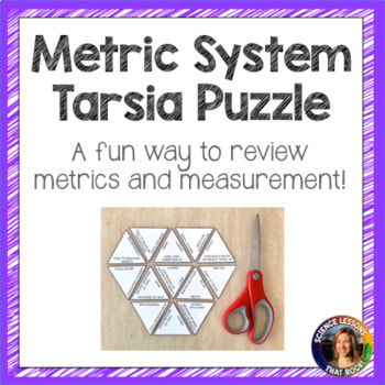 Metric system puzzle from Science Lessons That Rock