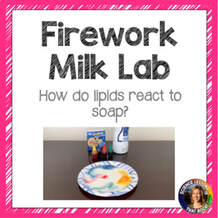 Firework milk lab from Science Lessons That Rock