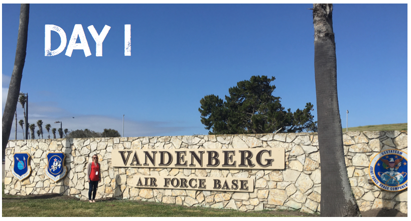Day 1 at the NASA insight launch at Vandenberg air force base