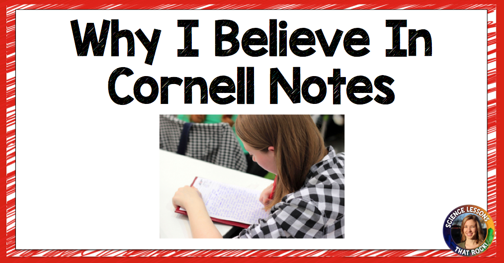 Blog Post: Why I believe in Cornell Notes
