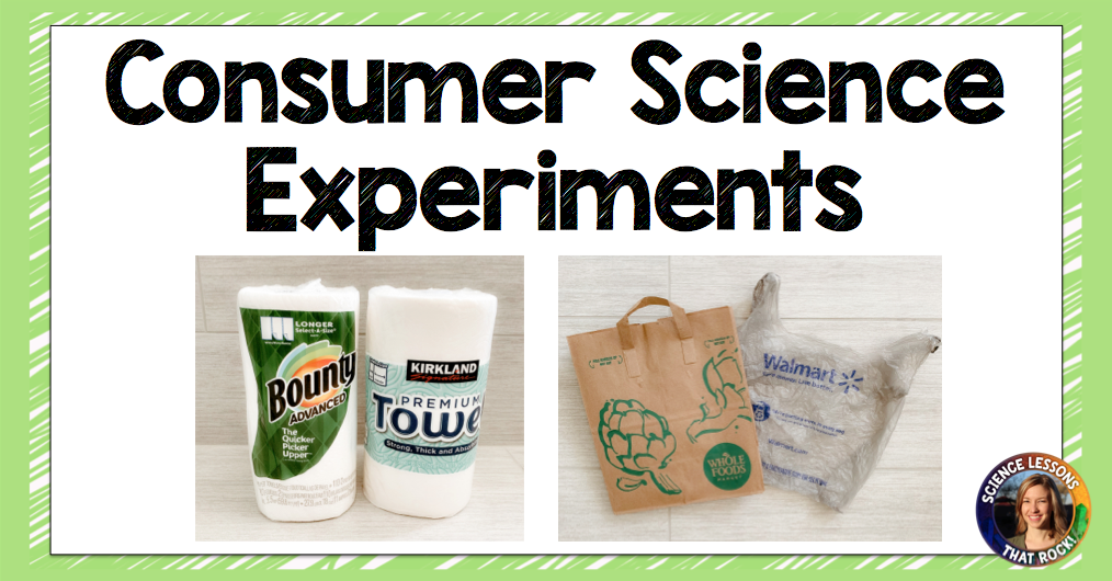 Consumer Science Experiments Science Lessons That Rock